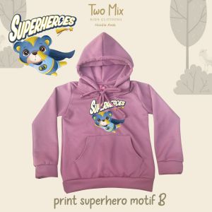 Hoodie Anak Digital Print Super Heroes 4284