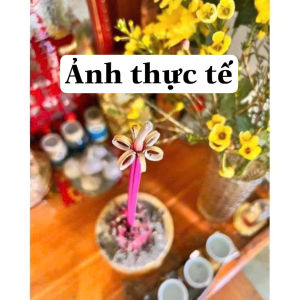 Nhang Nở Hoa Phú Quý 6 Cánh Tài Lộc 18 Cây Dày 8mm Cao 4 Tấc Mẫu 2025