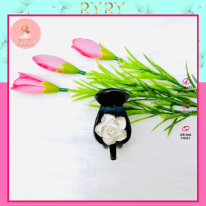 Kẹp Càng Cua Đính Hoa Xinh Xắn Phong Cách Hàn Quốc Cho Nữ