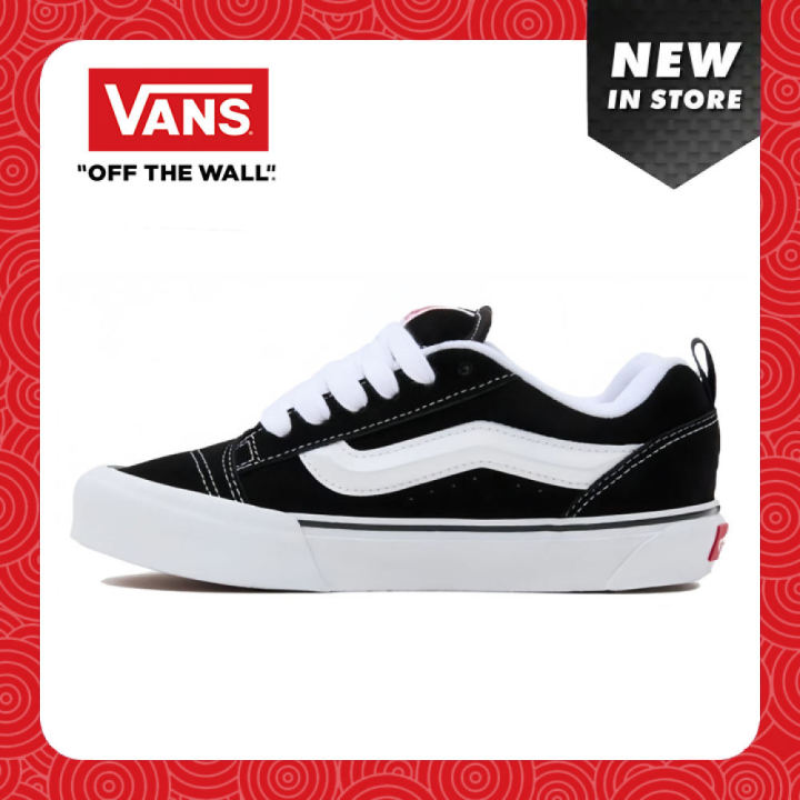 100% Authentic Vans Knu Skool American retro bread shoes, trendy casual ...