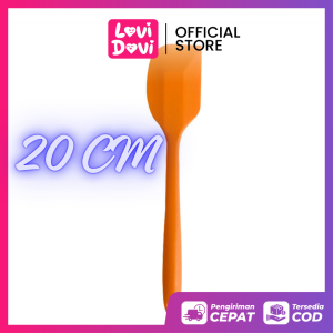 Spatula Scraper Silikon Tahan Panas 20 CM / Spatula Utensil Pengaduk Adonan Best Quality