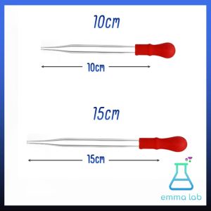 Dropper หลอดแก้ว หลอดหยดสี ดรอปเปอร์ ดอปเปอร์ พร้อมจุกยาง หลอดหยด หยดเล็ก  ที่หยดสาร dropper ที่หยดสี
