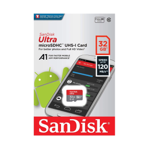 Thẻ nhớ MicroSDHC SanDisk Ultra A1 32GB / 64GB / 128GB Class 10 U1 140MB/s (Đỏ) Nhất Tín Computer