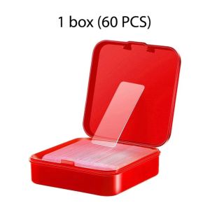 เทปกาวสองหน้า เทปกาวใส 1กล่อง 60ชิ้น เทปกาว แข็งแรง ตัดง่าย ความหนืดสูง