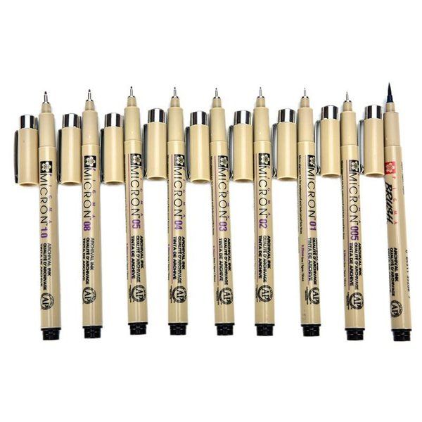 Sakura Pigma Micron Brush Pen Tip Pena Kuas Kaligrafi Calligraphy Lazada  Indonesia