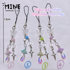 Dây đeo điện thoại móc khóa máy ảnh sứa y2k jellyfish keyring collect book Minehandmade