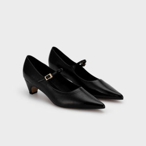 Nose Mary Jane With Sculpture Heel Pump