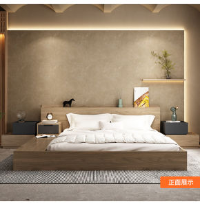 [PRE-ORDER] YSK2 Japanese tatami stylish wood bedframe with storage at left or right side Modern Nordic minimalist master bedroom wedding bed comfortable no limitation on mattress thickness fit for 5star hotel mattress (ETA: 1mth) - Lazada