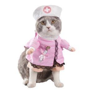 Dog Fancy Dress Horseback Riding Cosplay Costume Funny Dog Suit Soft Breathable Clothes Dogs Accessories