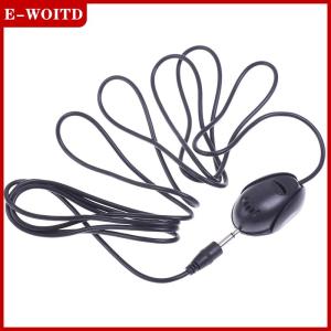 【E-WOITD】 Mini 3.5MM WIRED PASTE ประเภทไมโครโฟนภายนอกรถยนต์ Audio MIC Meeting Player