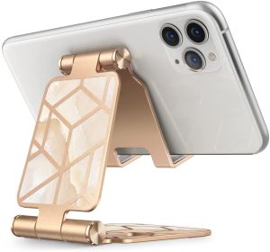 i-Blason Cell Phone Stand for Desk Cell Phone Holder Foldable Adjustable Fits All Smart Phones iPhone15/14/13 Pro Max Samsung S24/S23/S22 Flip Multi Angle Office Desk Phone Stand Holder