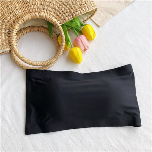 DRBRA527 Pakaian Dalam Wanita Bra Tanpa Kawat Bra Intim Tanpa Tali Bustier Bandeau Pakaian Dalam Dada