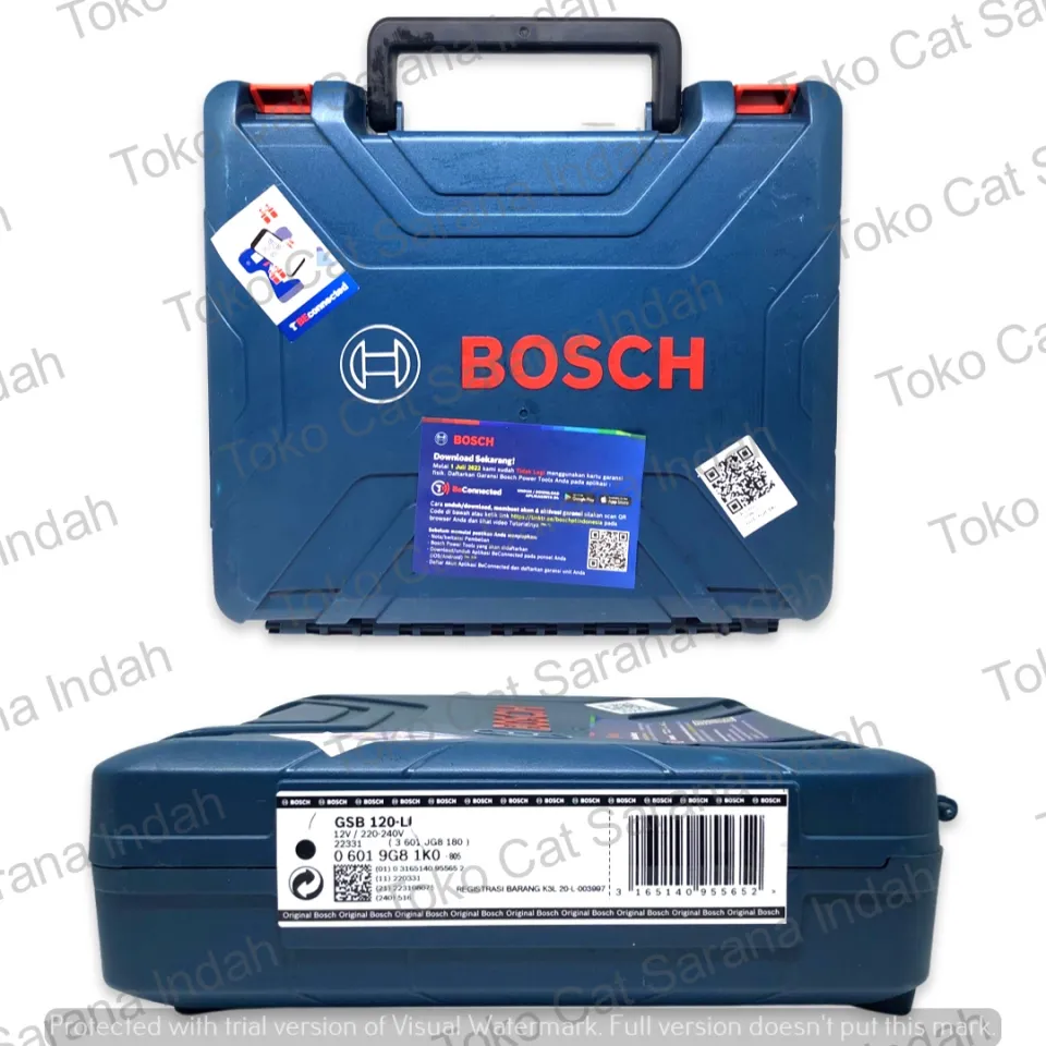 BOSCH GSB 120-Li CORDLESS IMPACT DRILL 12V BATTERY BOR CAS LISTRIK