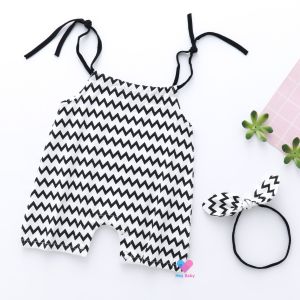 บอดี้สูท+ที่คาดผม สำหรับ 0-1 ปี งานพรีเมียม ผ้าคอตตอน ของใช้เด็กอ่อน เสื้อผ้าเด็กแรกเกิด ชุดเด็กเล็ก เด็กผู้หญิง girl baby SM011