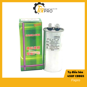 Tụ điều hòa Tụ block điều hòa 45UF 450V CBB65 chất lượng tốt -Fixpro