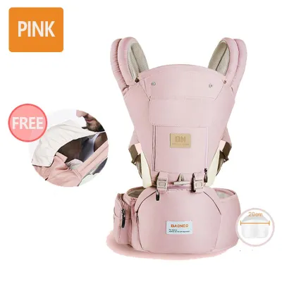 Breathable Multifunctional Ergonomic Baby Carrier Infant Comfortable Sling Backpack Hip seat Wrap 【 Free Cover 】