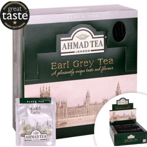 AHMAD TEA EARL GREY BT ALU 100X2G 200GRAMS