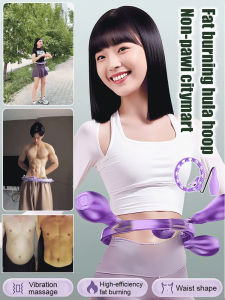 🔥Silent Hula Hoop/Smart Counter Hoop/Weighted Burning Hoop/Multi-Function Non-Slip/Easy To Clean/Strong Durable/Shape Waist 【Rapid 】Smart Counting Adjustable Hula Hoop