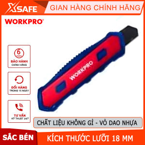 Dao rọc giấy chiều rộng lưỡi dao 18mm Workpro - WP212015