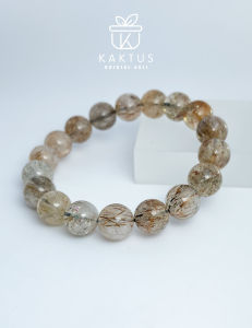 KAKTUS Kristal Asli Black Gold Super 7 Crystal Bracelet