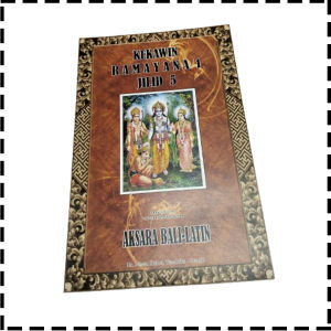 Buku Kekawin Ramayana 1 Jilid 5 Terjemahan Bali Latin Agama Hindu I Ketut Lombok Adnyana