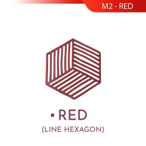 TLE【Local Ready Stock/本地现货】 Silicone Heat Insulation Pad Nordic Style Polygonal Anti-scalding Anti-skid Coaster Milk Coffee Cup Mats 隔热垫