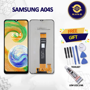 LCD SAMSUNG A04S TOUCHSCREEN FULLSET ORIGINAL FREE TOOLSET + LEM LCD