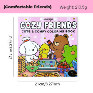 Coloring Book Educational For Relaxation Graffiti Painting Book Adorable Creepy Creatures Spooky Cutie Doodles Book Early Education 涂色本