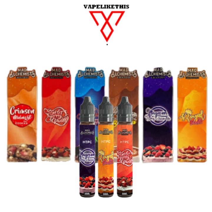 VapeLikeThis Mad Alchemist Freebase 60ml HTPC 30ml Cola Vanilla Rootbeer  Butter Crimson Midnight Cookies Magnum Berry Cheesecake Royal Jem Scarlet  Berry - Lazada | Lazada