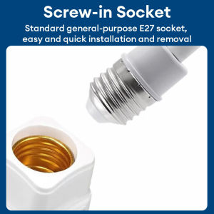 【Small Portable】Socket Fan E27 White Cooling Tools Plug and Play Portable Student Small Fan For Home Bedroom Living Room