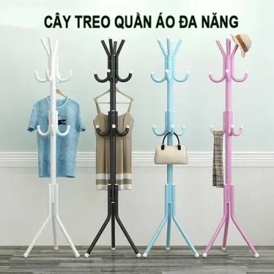 Cây Treo Quần Áo túi xách mũ nón Đa Năng- Móc Treo Đồ Thông Minh Dạng Đứng