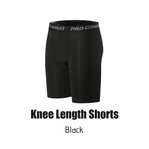 Basketball Mens Sports Leggings Compression Tights Five Points Shorts Quick-drying Fitness Running Cycling Elastic Pants