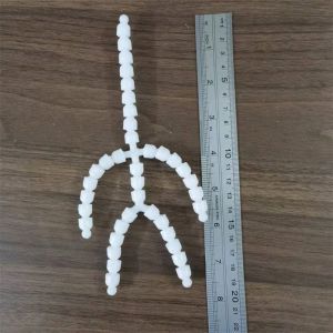 HOTOMI ขยับได้ ตุ๊กตาโครงกระดูกร่วม รุ่นเสียง บอลซ็อกเก็ต โครงกระดูกตุ๊กตาผ้าฝ้าย พลาสติกทำจากพลาสติก ยืดหยุ่นได้ โครงกระดูกตุ๊กตาผ้าพลัฌ วัสดุดีไอวาย