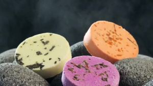Miracle Made Citrus Mint Aromatherapy Shower Steamers – Essential Oil Shower Bombs for Relaxation Nasal Relief & Daily Self-Care – 15 Shower Melt Tablets