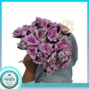 Bunga Artificial palsu Rose Mawar Dekorasi Pajangan