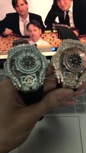 Jasons personalized upgraded version of Warcraft Mens Business Diamond-Embellished Non-Mechanical Calendar Quartz Watch Wholesale