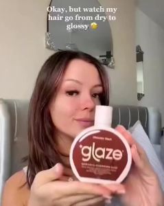 Glaze Color Conditioning Gloss - Tinted Moisturizer for Brown or Red Hair Boosts Color and Shine Repairs Damage - Auburn Spice 6.4 oz