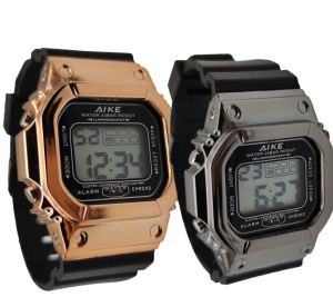 Poca Watch นาฬิกาข้อมือแฟชั่นผู้หญิง-ผู้ชาย กันน้ําและตั้งปลุกได้ สายยางเรซิ่น รุ่น Shock Resist กันกระแทกได้ดี