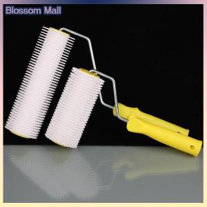 [Blossom] 1PC 15 22CM Defoaming Drum Brush Spike Roller Latex Floor Self Compound Roller Leveling Screed Spiked Roller Paint Brush Roller