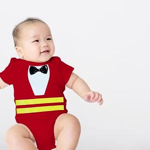 Jollibee Baby Onesie 0-12 months Cotton Boy Girl Birthday Costume Monthly Outfit Baby Onesies PH