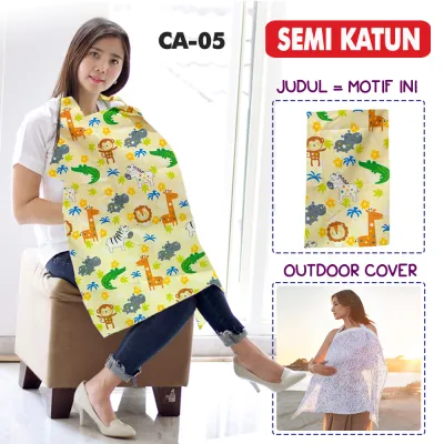 Cover Asi CA-05 Celemek Menyusui Kain Pelindung Penutup Apron Ibu Menyusui bayi Selimut Bayi Perlengkapan Bayi Celemek Asi