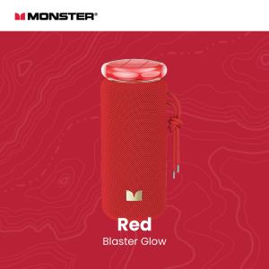 MONSTER - BLASTER GLOW PORTABLE BLUETOOTH SPEAKER | 360° STEREO SOUND & 11 HOURS PLAYTIME (1 YEAR WARRANTY)