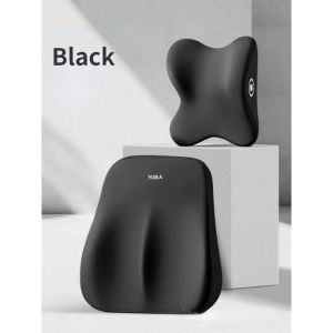 Car Headrest Lumbar Support Car Cervical Spine Seat Backrest Pillow Lumbar Support Memory Cotton All Year Round