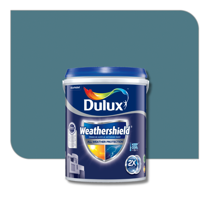 Dulux Weathershield Exterior Wall Paint (Medium Colours) Lazada