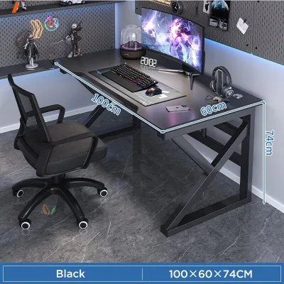 STON Gaming Table 160CM Computer Table Meja Belajar Carbon Fiber Game Esports Table Student Bedroom Murah Meja Study Desk Office Desk Komputer Meja 电竞桌