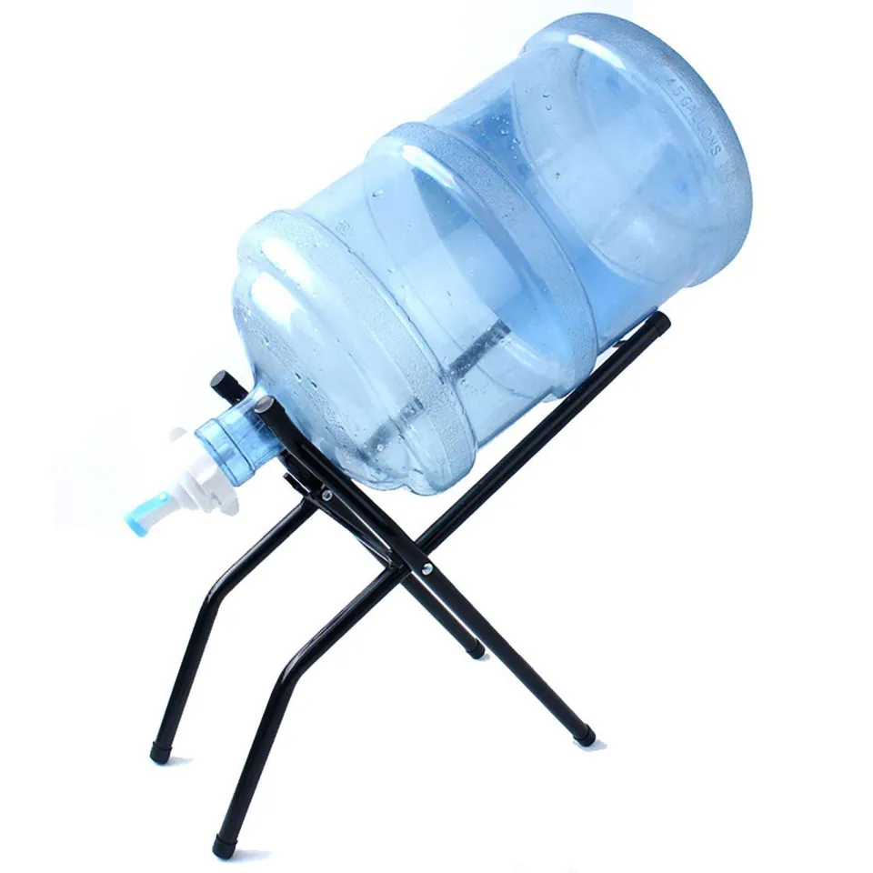 JL2 Foldable Gallon Detachable Bracket Bottled Water Dispenser Drinking  Bucket Gallon Stand With Faucet Spigot Valve