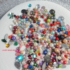 Manik Mutiara Mix Kombinasi Serok Aksesoris Kreasi Campur per 20 gram