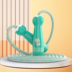 MUQZI Có tay cầm Dây nhảy điều chỉnh được cho trẻ em 2.6m Bông Dây nhảy bện Dây tập thể dục thể thao Chống mài mòn Dây nhảy cho trẻ em Trường Tiểu Học