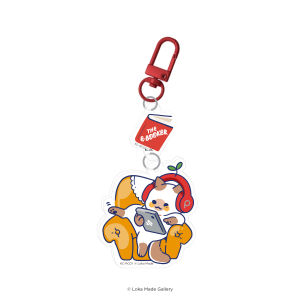 Loka Made Reader Cat Keychain