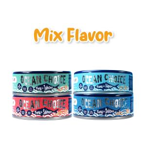 Petsup Cat Wet Food Ocean Choice Taurine Omega 3 DHA Taurine Tuna Salmon Tahong for Cats Kittens